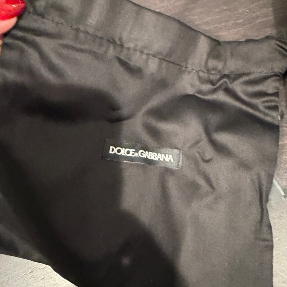 Dolce & Gabbana DG logo black leather belt sz 90 - Picture 13 of 13